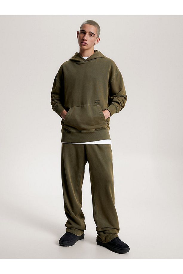 TOMMY JEANS ERKEK RLX TONAL BADGE KAPÜŞONLU SWEATSHIRT - 2