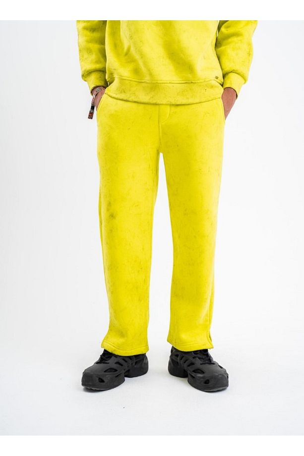 Yıkamalı Düz Baggy Eşofman PLZ - 2