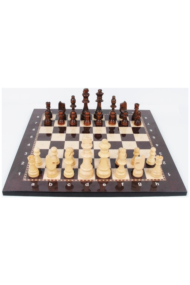 Satranç Takımı Ahşap Figür Set