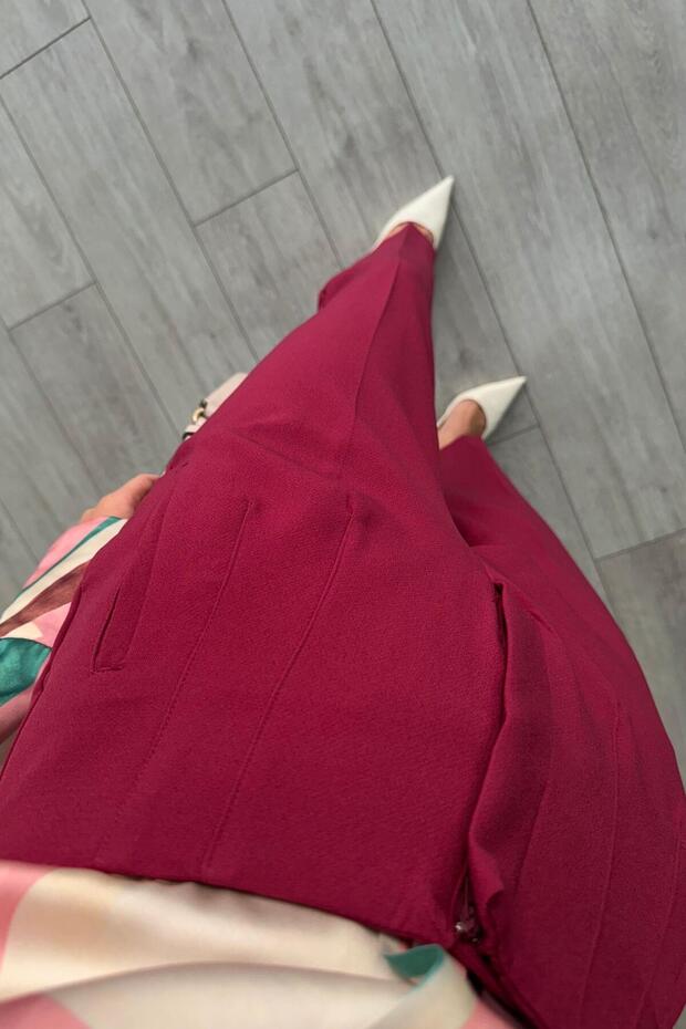 Zr Model Cherry Rotten Flat Trousers - 3