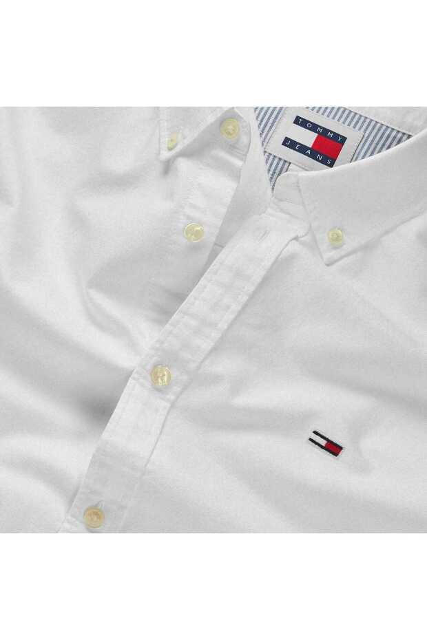 Tommy Jeans Erkek Entry Regular Fit Oxford Gömlek - 4