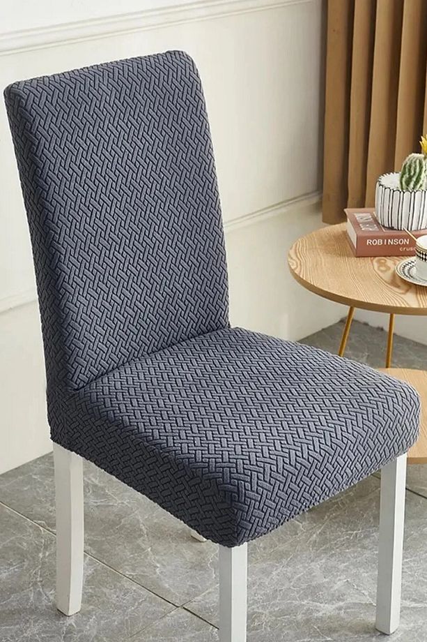 Sandalye Kılıfı, Sandalye Örtüsü, Lastikli,likralı Yıkanabılır 6Adet  sandalye örtüsü - 1