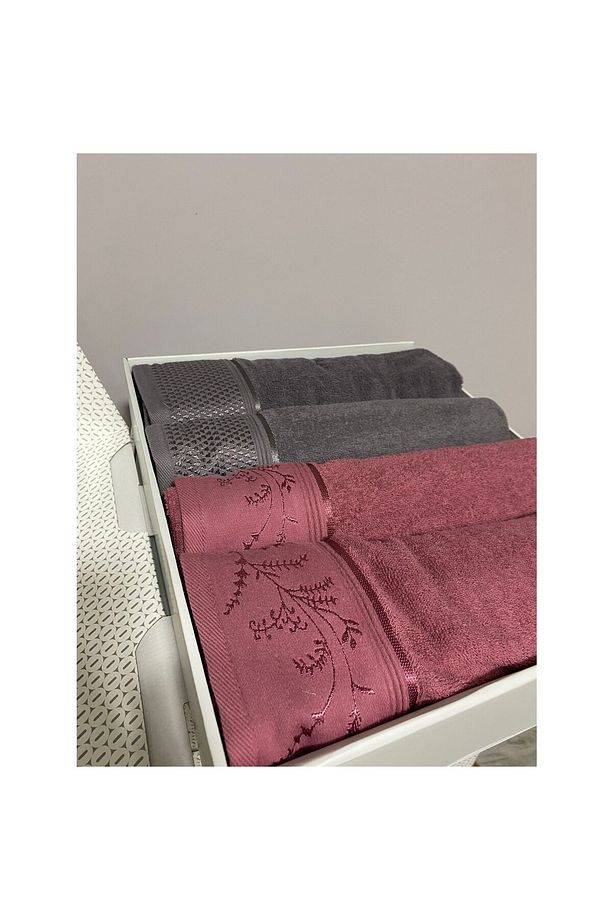 Dıtsy Best Set Hamam Takımı Mürdüm - Antrasit. - 1