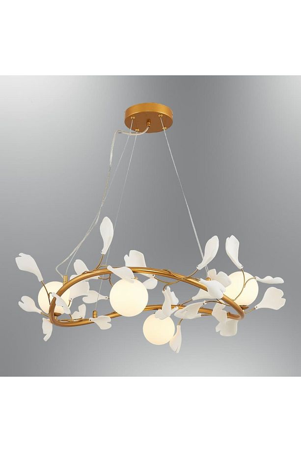 2712-4a Ivy 4 Lü Avize Sarı - 2