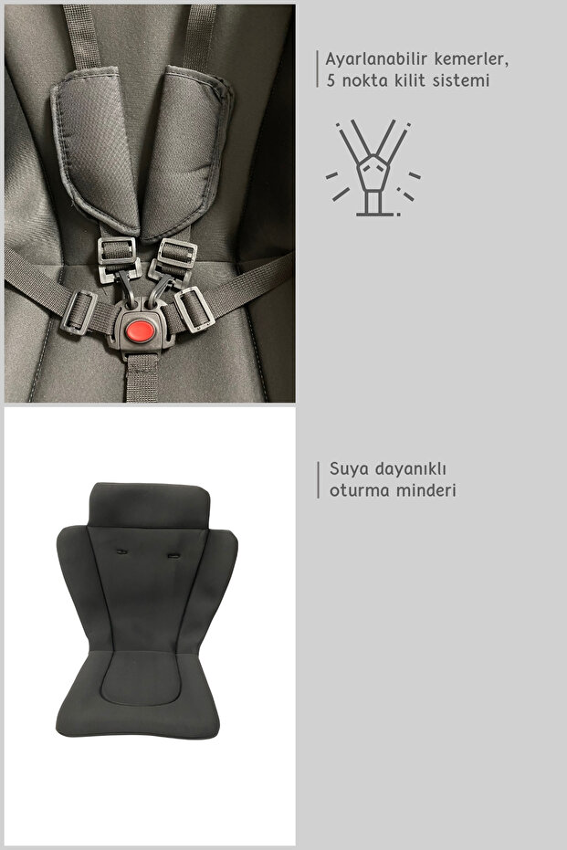 Çift Yönlü Bebek Arabası - 6