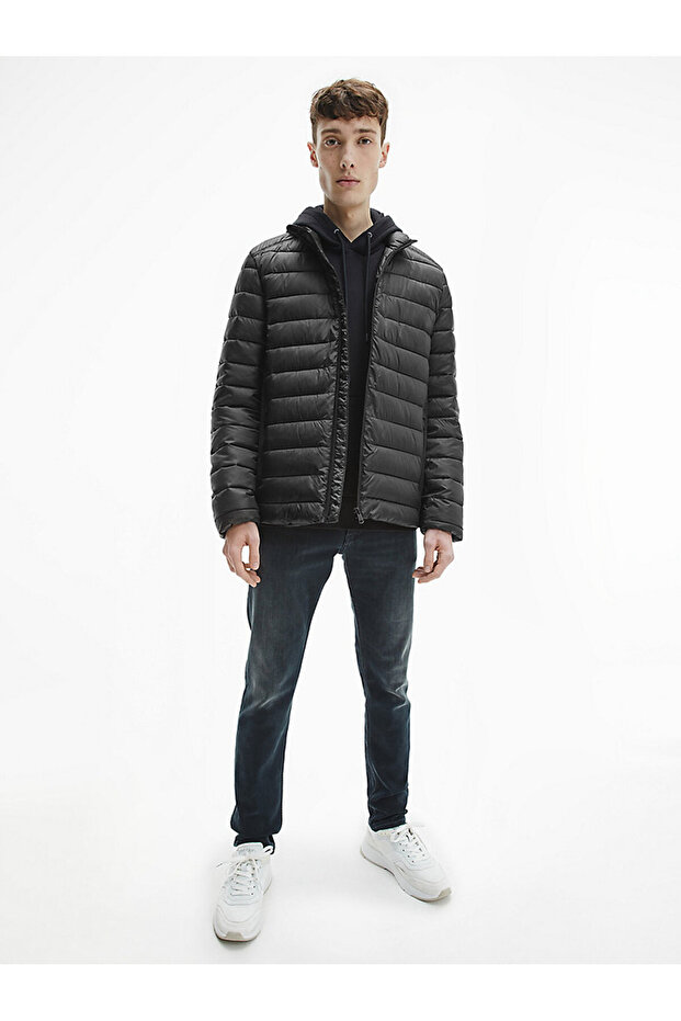 Erkek Siyah Şişme Mont - 4