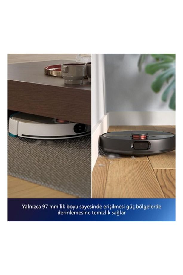 Islak ve Kuru Temizlik Robotu, Li-Ion Pil, Tek Şarjla 180DK Temizlik - 4