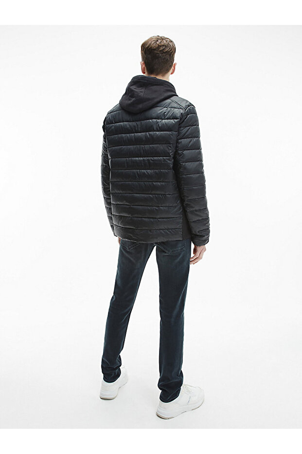 Erkek Siyah Şişme Mont - 5