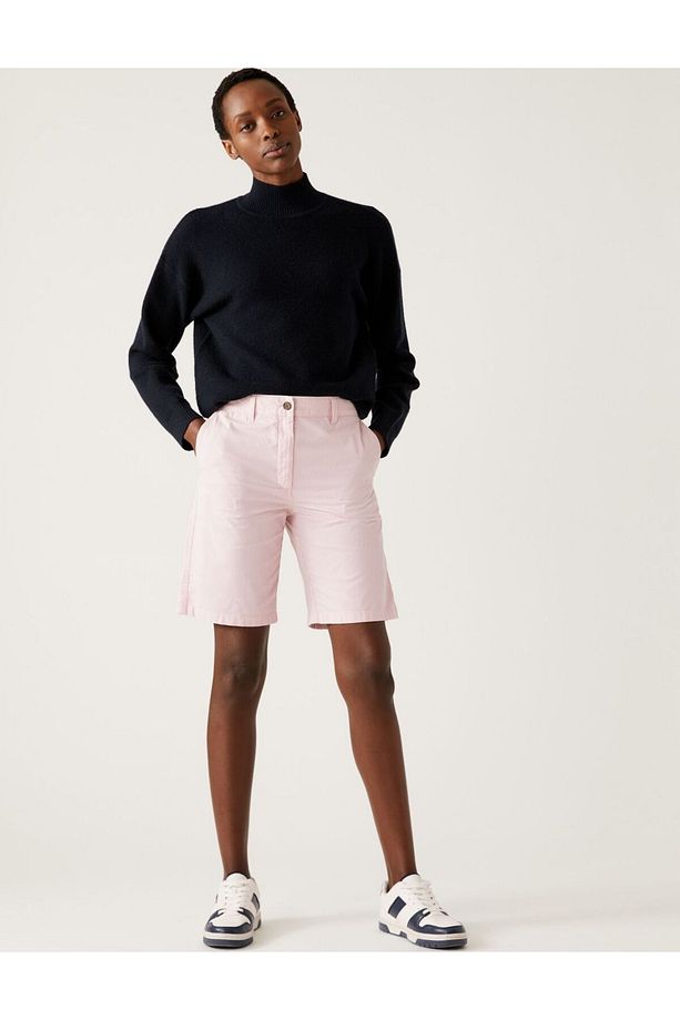 Regular Fit Chino Şort - 2