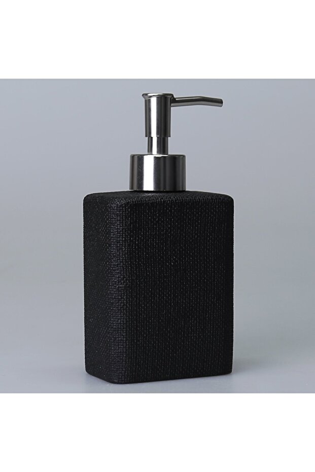 Linen Banyo Seti Siyah - 4