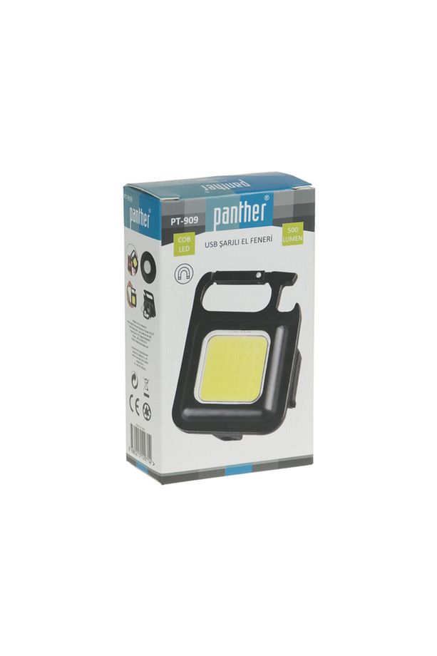 Şarjlı Mıknatıslı Cob Led Fener Pt-909 - 6