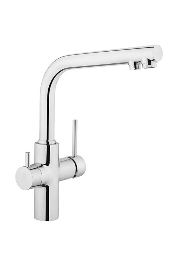 A42144 Model Dual Flow Chrome Sink Faucet - Split