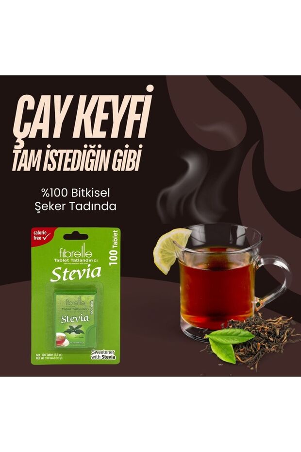 Sweetener with Stevia 100 Tablets - 4