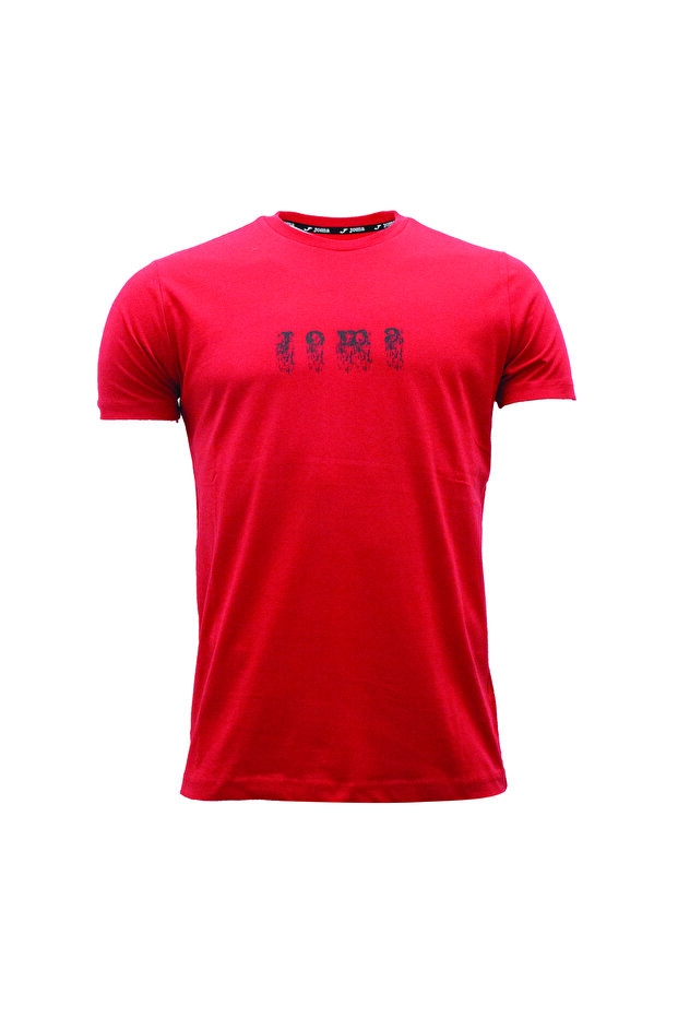 T-Shirt B.Collar Cotton Trace m -Red