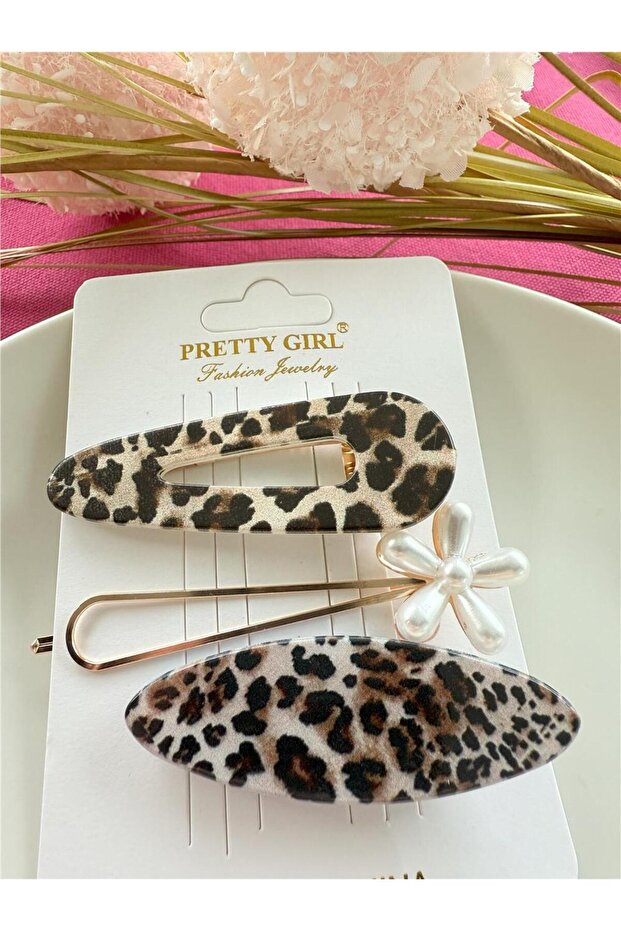 Leopard Buckle Set of 3