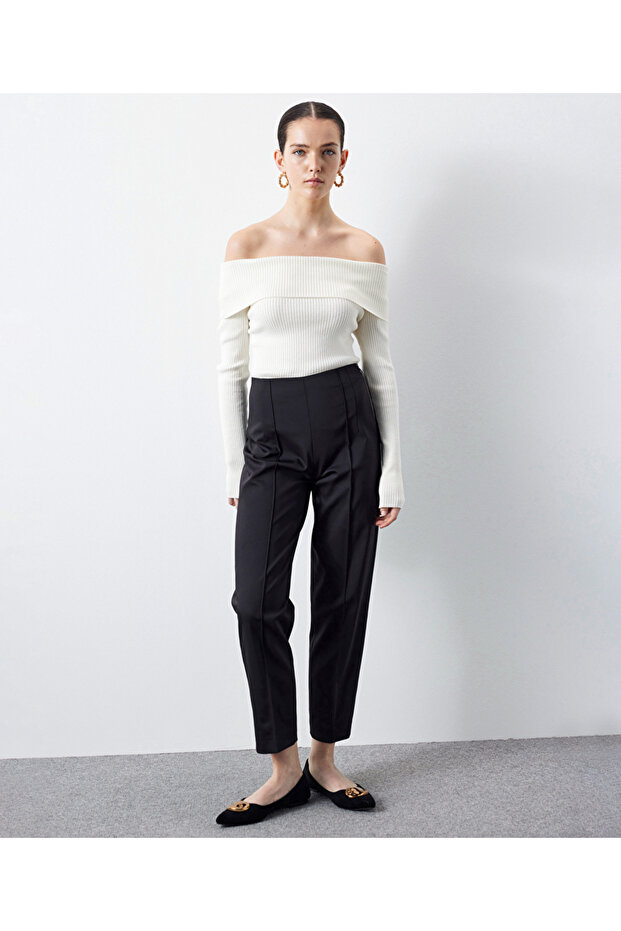 Cigarette fit pantolon - 1