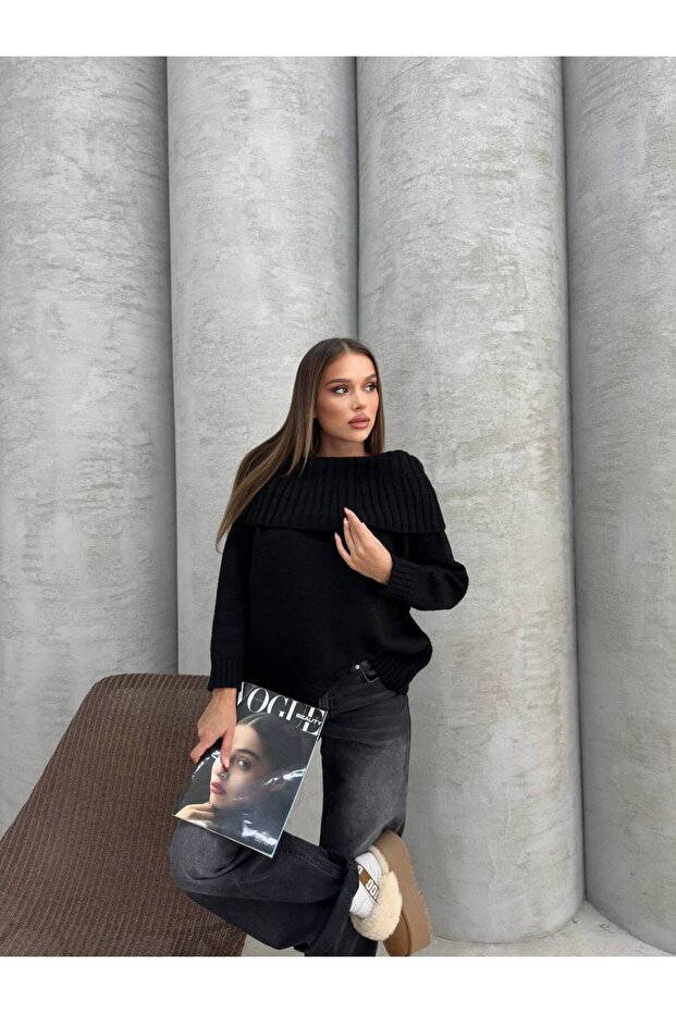 Moadonna Collar Knitwear Pullover - 2