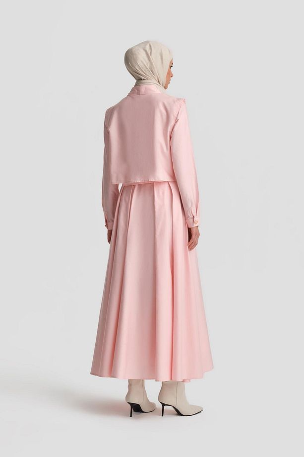 Önü Bağlamalı Takım 24k6917 Pembe - 4