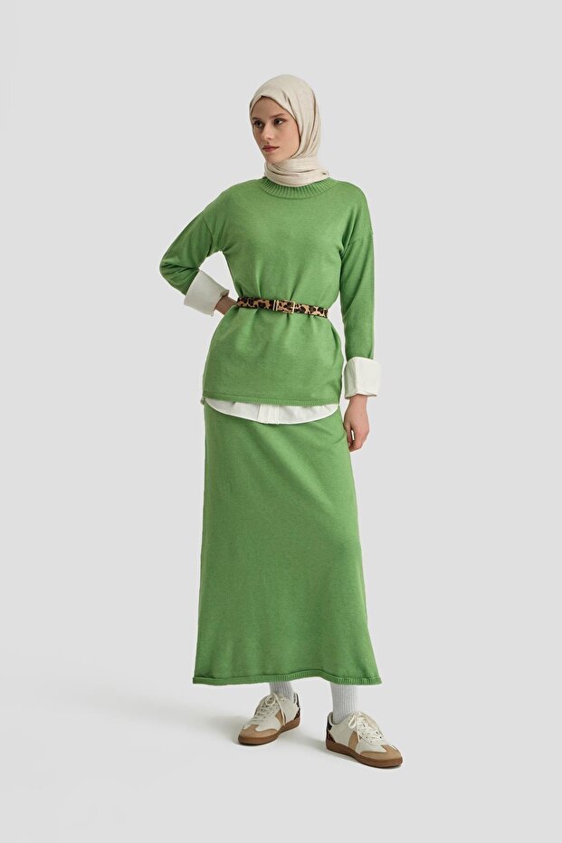 Basic Triko Takım 24KD4222 Su Yeşil - 2