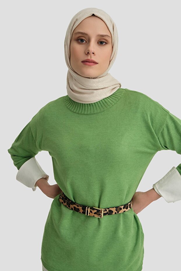 Basic Triko Takım 24KD4222 Su Yeşil - 3