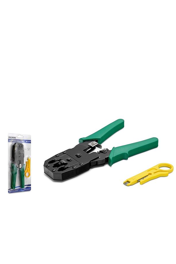 Rc-615 3Lü Sıkma Pensesi Rj45/Rj11 - 1