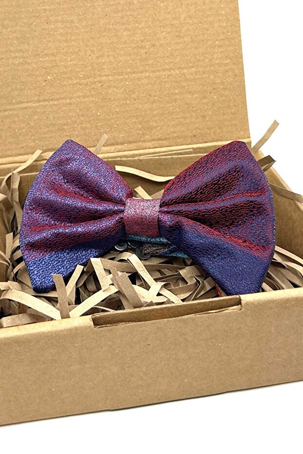 Bow Tie P1913 - Multicolored Sand Pattern Patchwork - 1