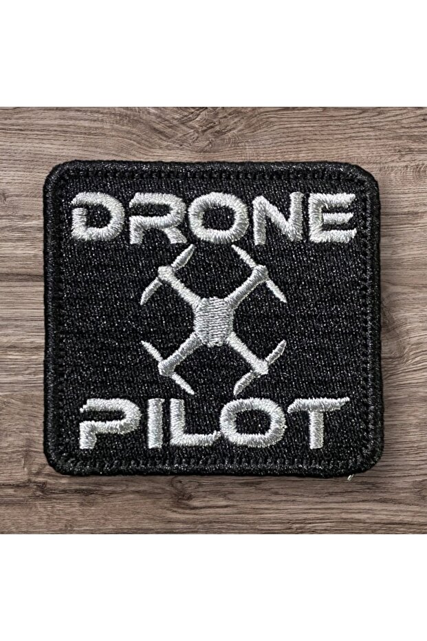 Drone Logolu Pilot Patch Peç Arma 6 X 5.5 Cm - 1