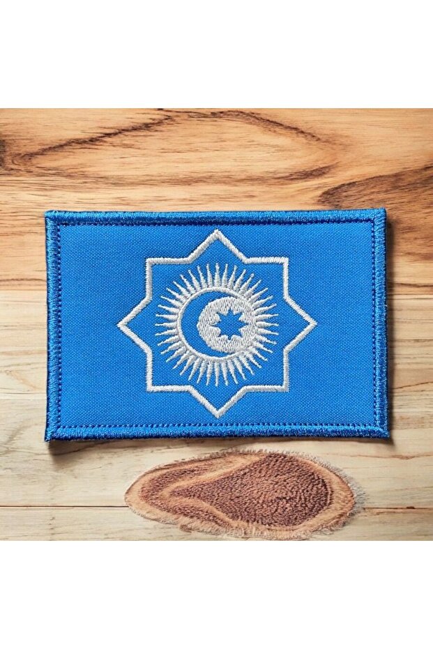 Türk Devletleri Teşkilatı Bayrağı Patch Arma Peç 8 X 5 Cm - 1