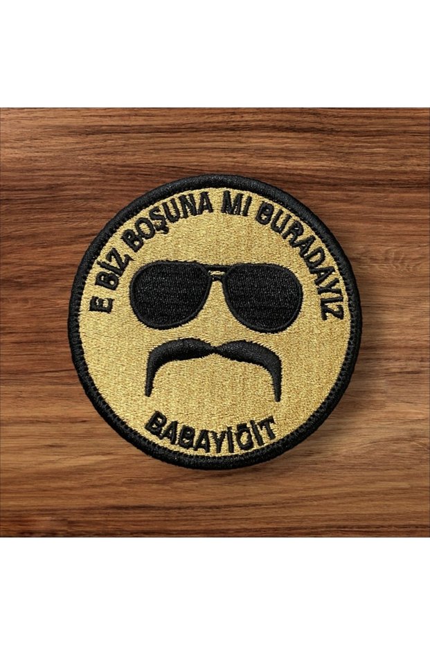Tan Rengi Babayiğit Patch Arma 8 Cm