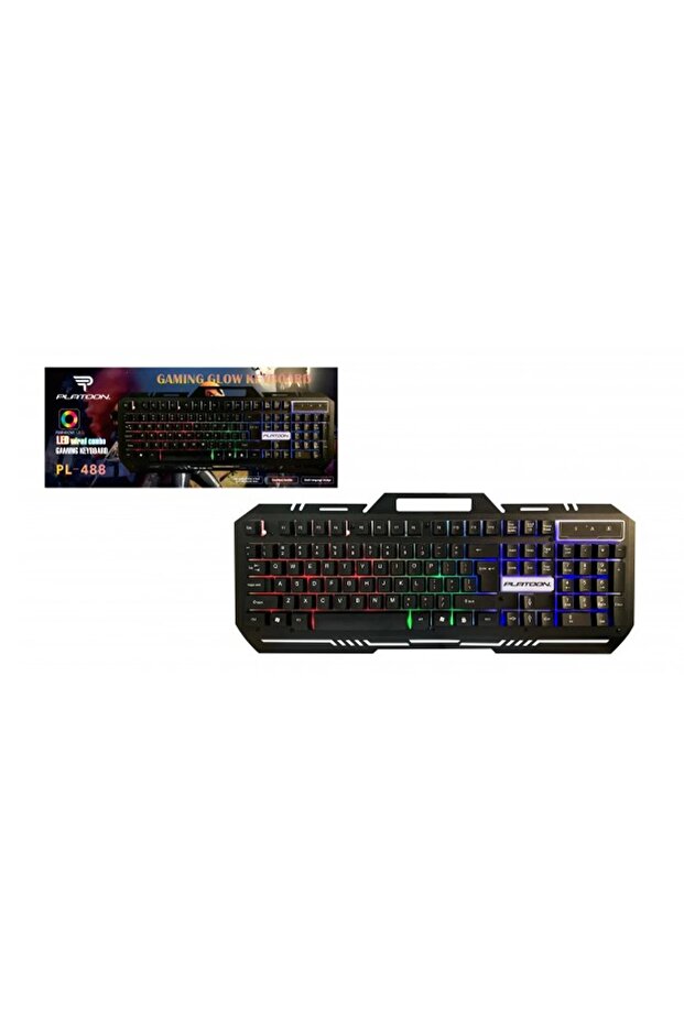 Pl-488 Rainbow Led Oyuncu Klavyesi