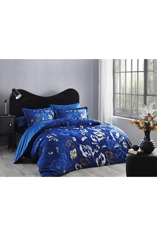 CRYSTAL DELUXE SATIN DOUBLE DUVET COVER SET 200X220CM