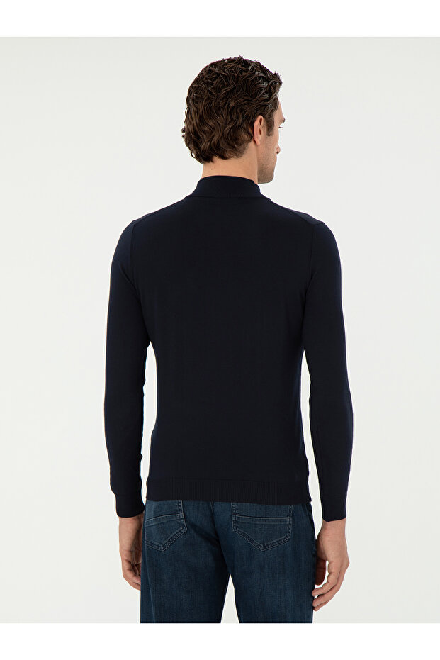 Lacivert Regular Fit Basic Kazak 50296487-VR033 - 5