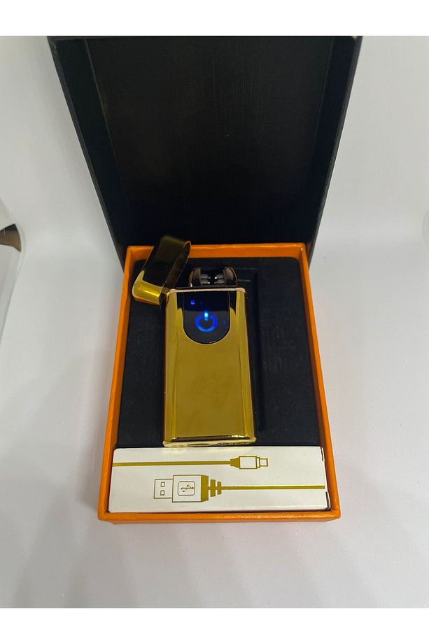 Gold Tesla Bobin Usb Şarjlı Çakmak - 1