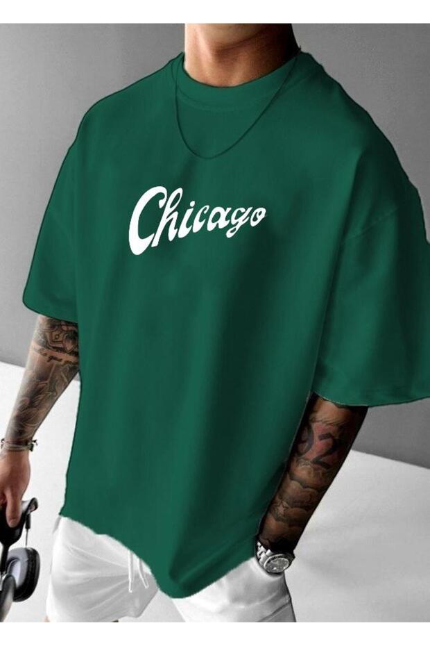 تي شيرت مطبوع عليه CHICAGO BULLS
