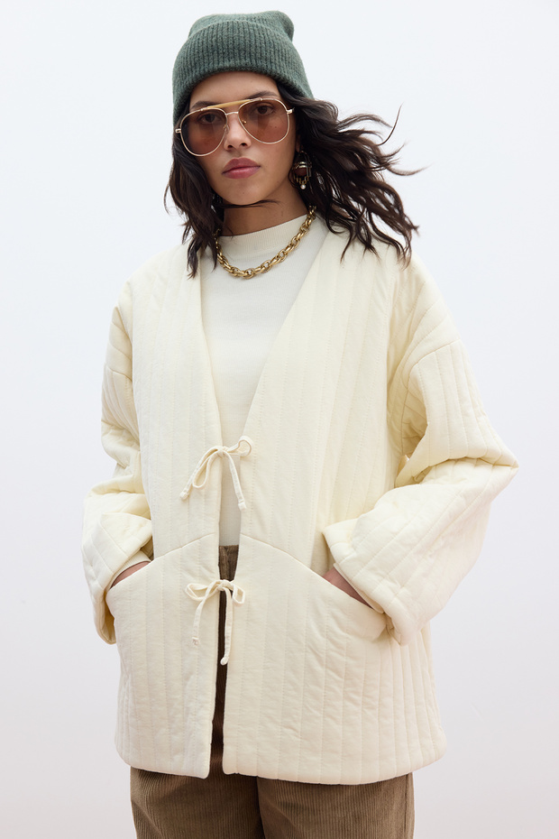 KAPİTONE BAĞLAMALI MONT VANİLYA - 3