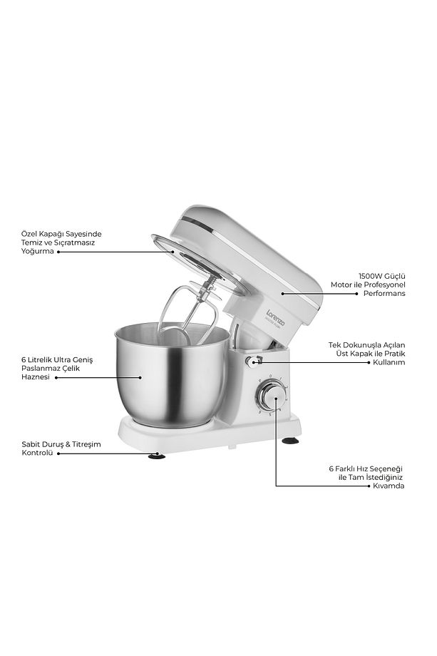 Masterplus Stand Mi̇xer Si̇yah - 3