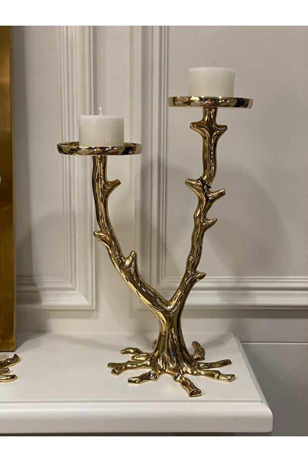 İthal Pirinç Şamdan - 1