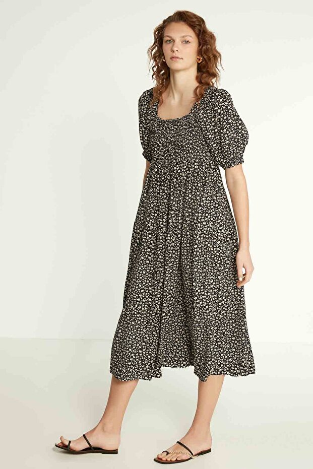 Gipeli Svěží dlouhé šaty s květinovým vzorem - 2