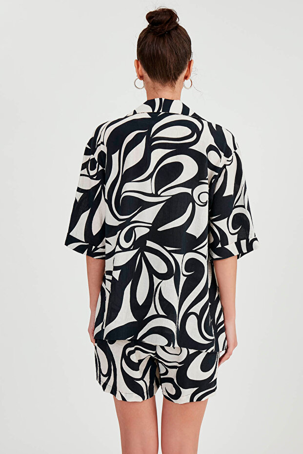 Desenli Salaş Ceket - 5