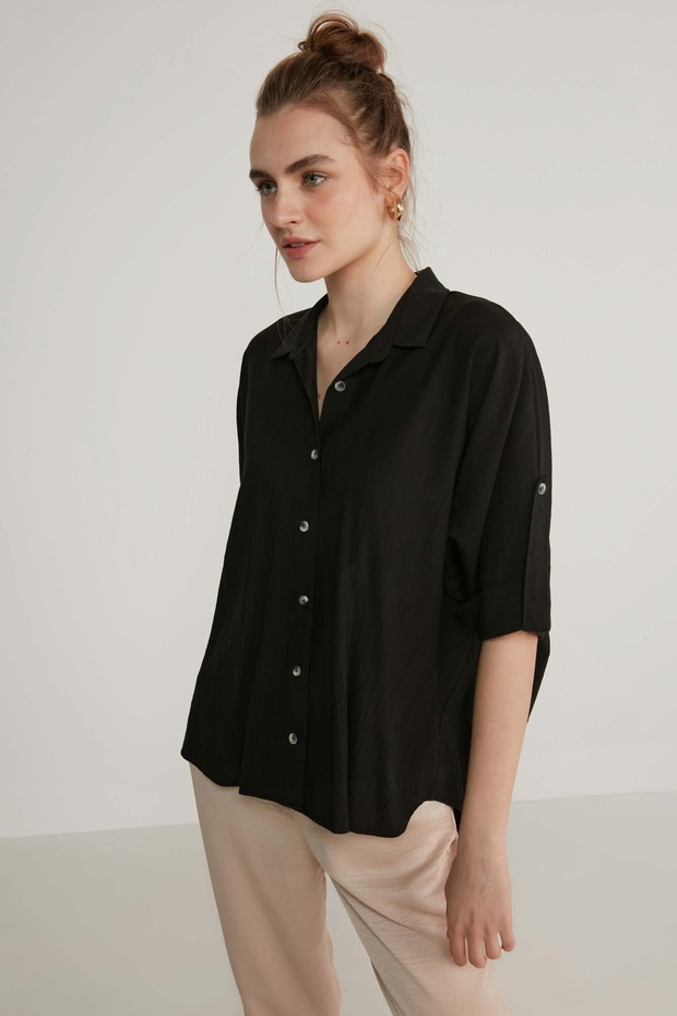 Krinkıl Kısa Kol Gömlek - 2