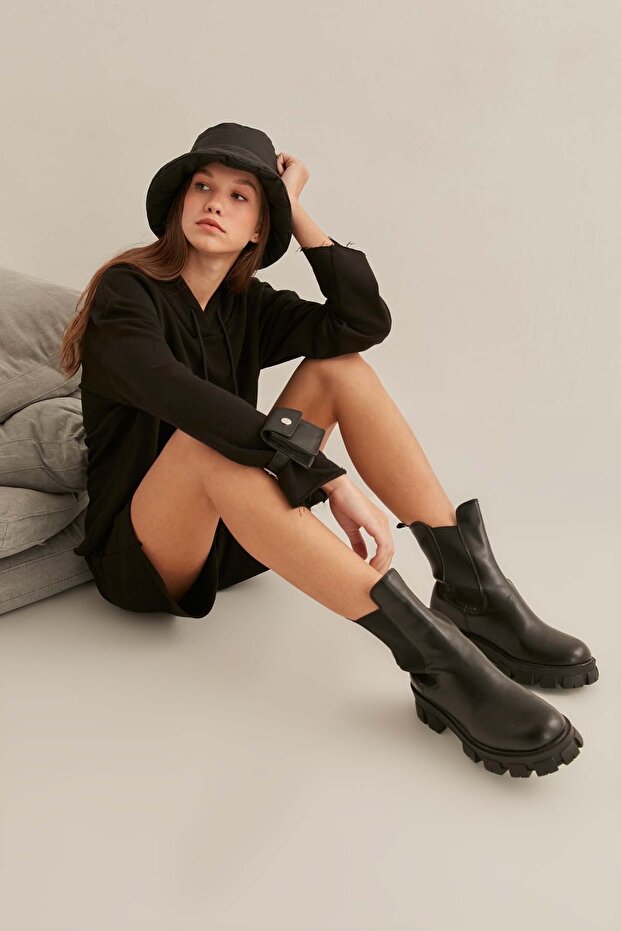 Šněrovací šortky s elastickým pasem - 2