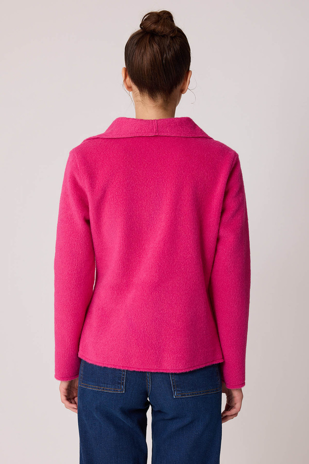 سترة قطع غير متماثلة مع ربطة عنق إكسسوارات - 5