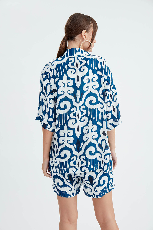 Etnik Desen Salaş Ceket - 5