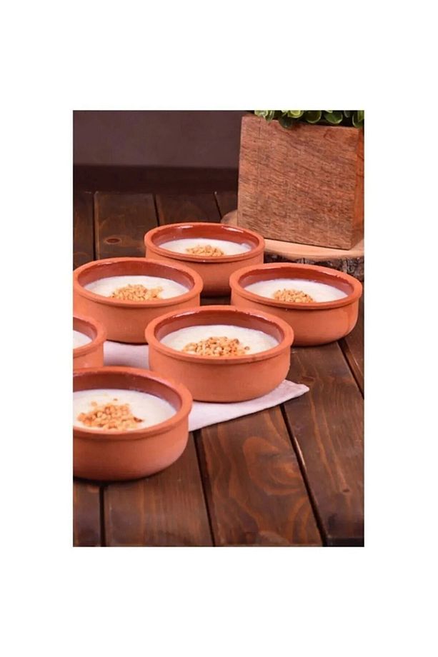 6 Lı Güveç Kase Güveç Seti - Fırın Kase Güveç Kabı Sufle Kabı - Sütlaçlık Güveç 6 Lı Set - 1