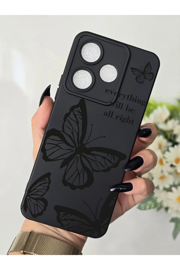 Cover Lkl01 for Realme C53 Special Design Lacquered Patterned Case Butterfly