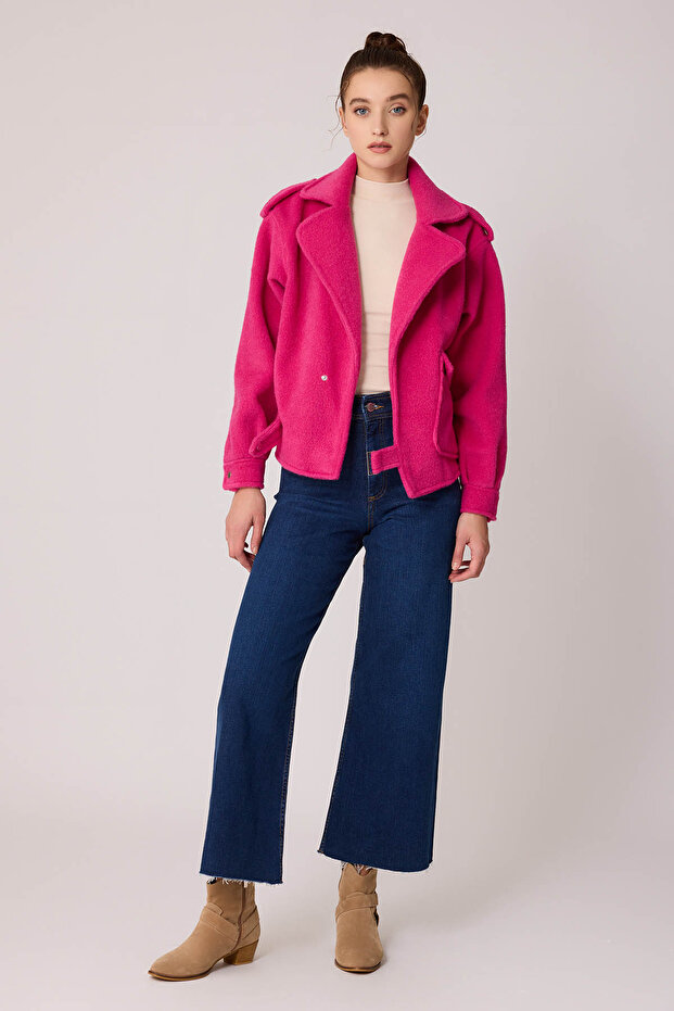 Tek Cep Çıtçıt Kapamalı Ceket - 1