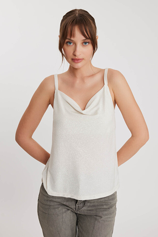 Degaje Yaka Simli Bluz - 4