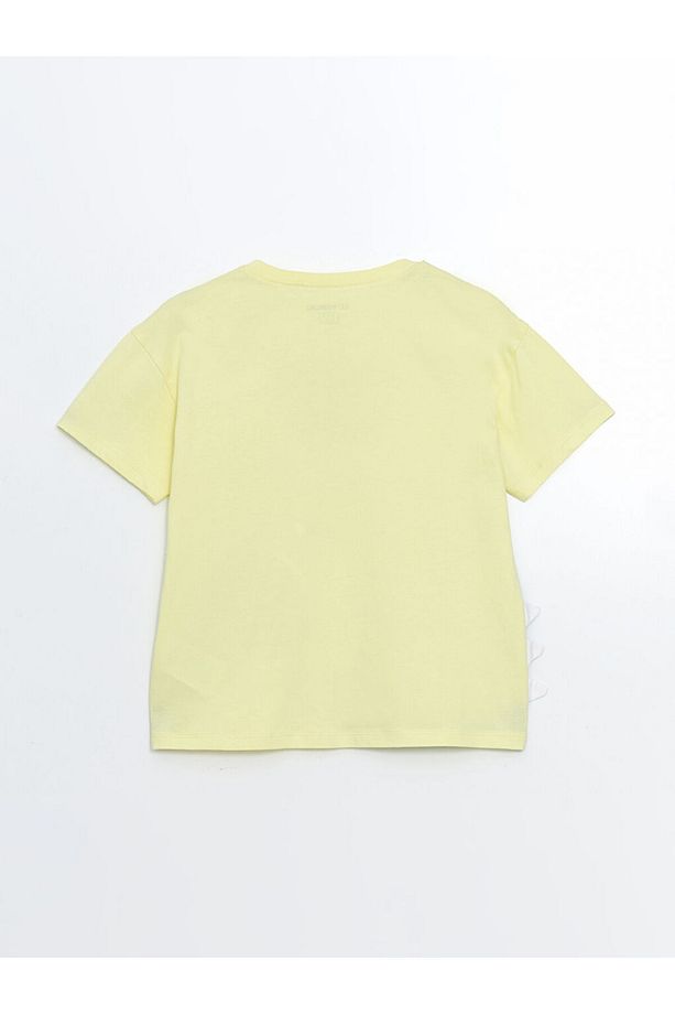 LCW Kids Sari Dinozor Baskılı Erkek Çocuk Şortlu Pijama Takımı - 3