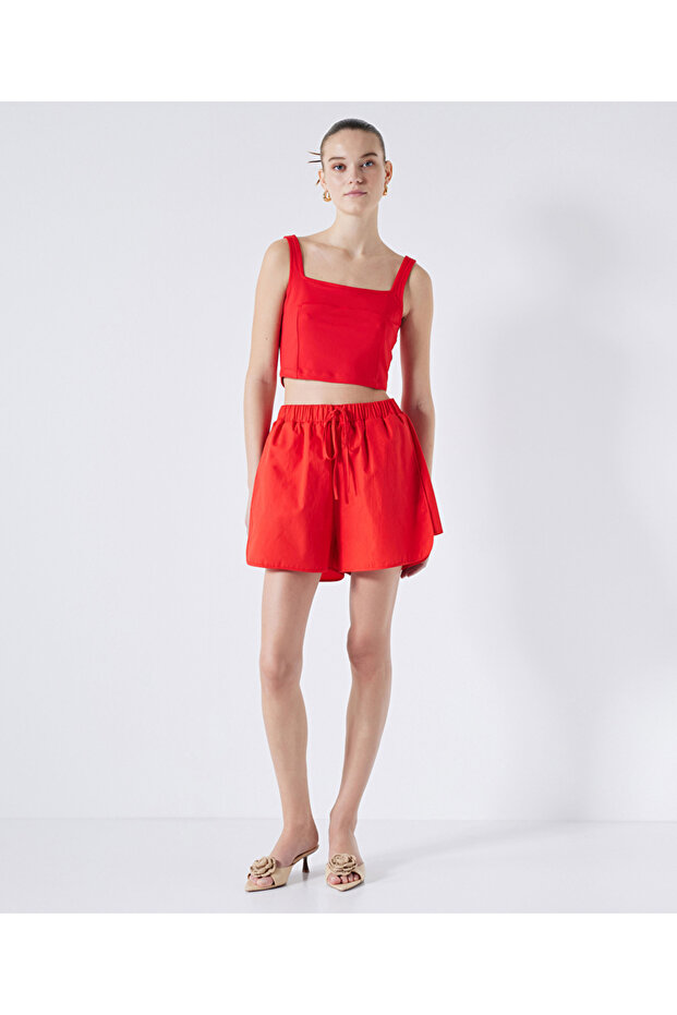 Kare yaka basic tişört - 2