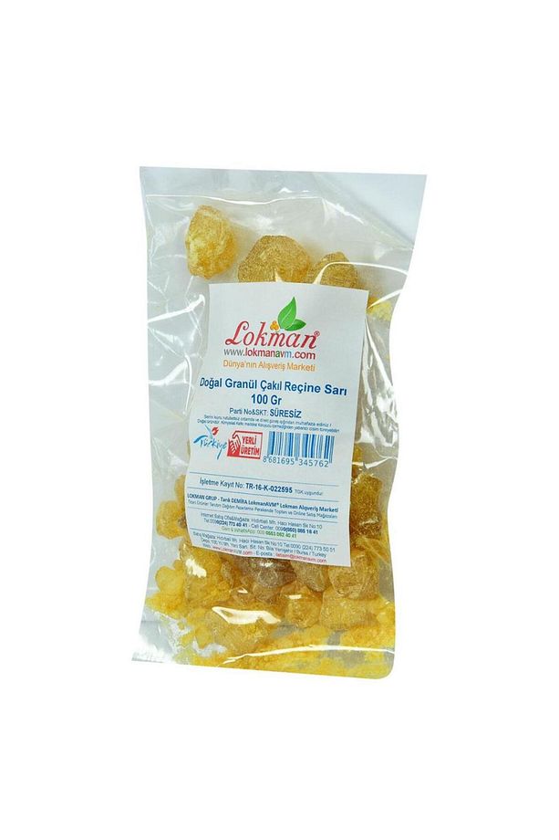 Doğal Saf Reçine 1.kalite Granül Çakıl Sarı Reçine 100gr - 3
